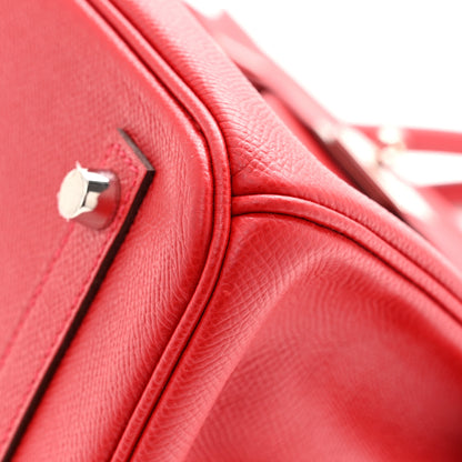 Hermes Epsom BIRKIN 30 Rouge Casaque 11 of 11