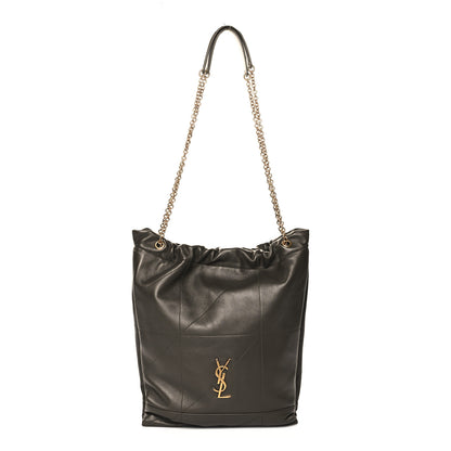 Saint Laurent Lambskin Matelasse Monogram Medium Jamie 4.3 Pochon Light Musk 1 of 11