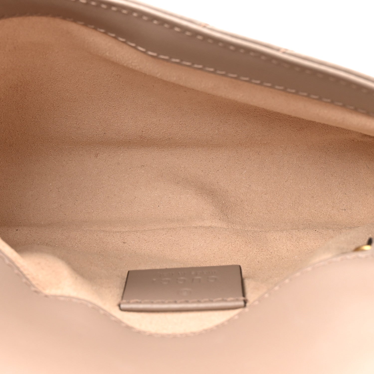Gucci Calfskin Matelasse Super Mini GG Marmont Shoulder Bag Porcelain Rose 5 of 10