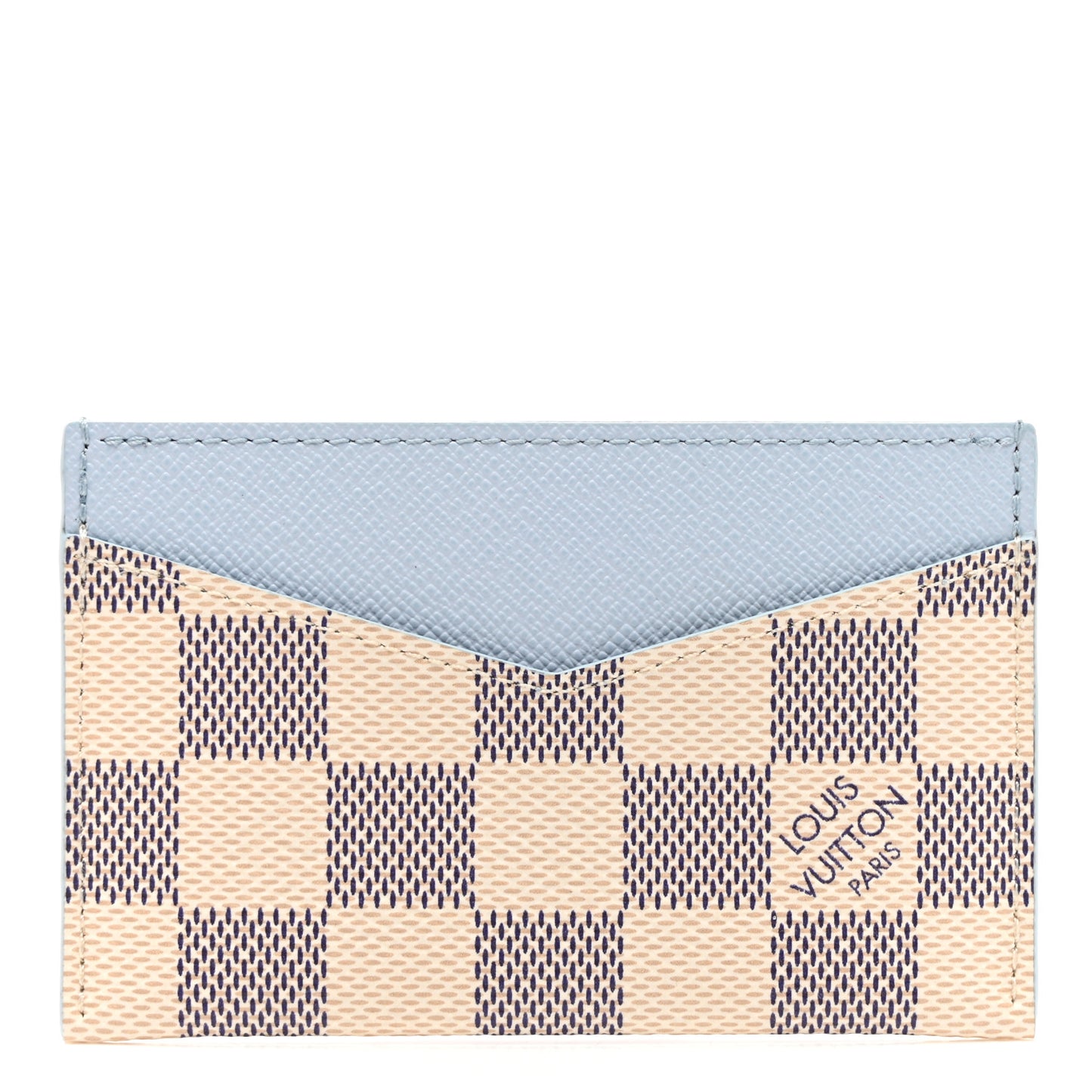 Damier Azur Daily Card Holder Olympe Blue