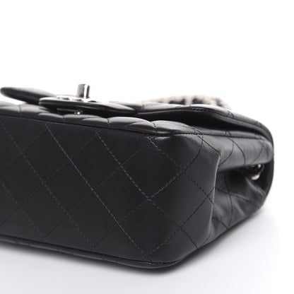 Chanel Lambskin Quilted Mini Square Flap Black 9 of 12