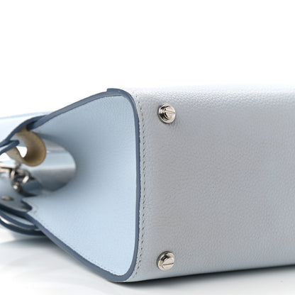 Givenchy Grained Calfskin Mini Horizon Satchel Pale Blue 8 of 9