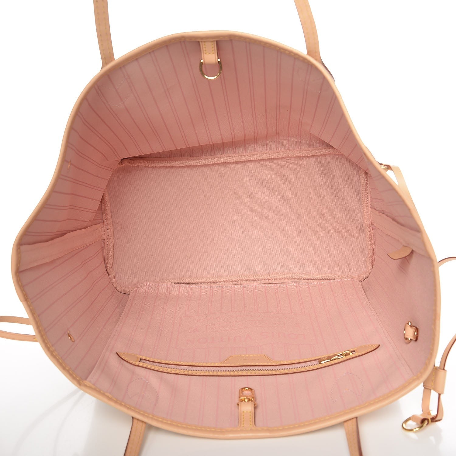 Louis Vuitton Damier Azur Neo Neverfull MM Rose Ballerine 6 of 19