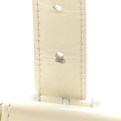 Burberry Patent PVC Supernova Check Net Drawstring Bag White 11 of 11