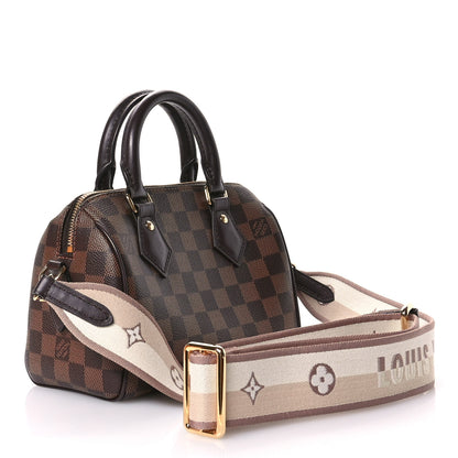 Louis Vuitton Damier Ebene Speedy Bandouliere 20 3 of 11