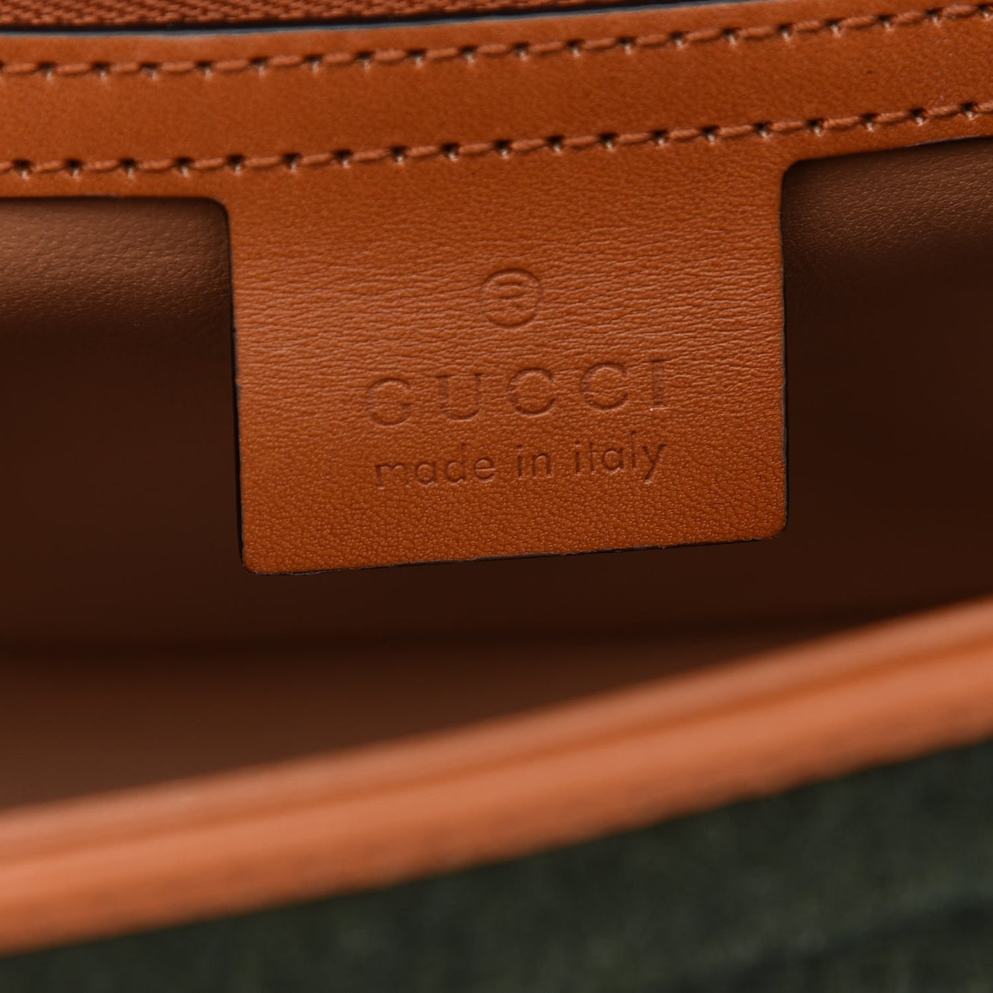 Loden Fabric Cuoio Harness Web Matelasse Horizontal Small GG Marmont Shoulder Bag Underwood Blue Red Harness Brown