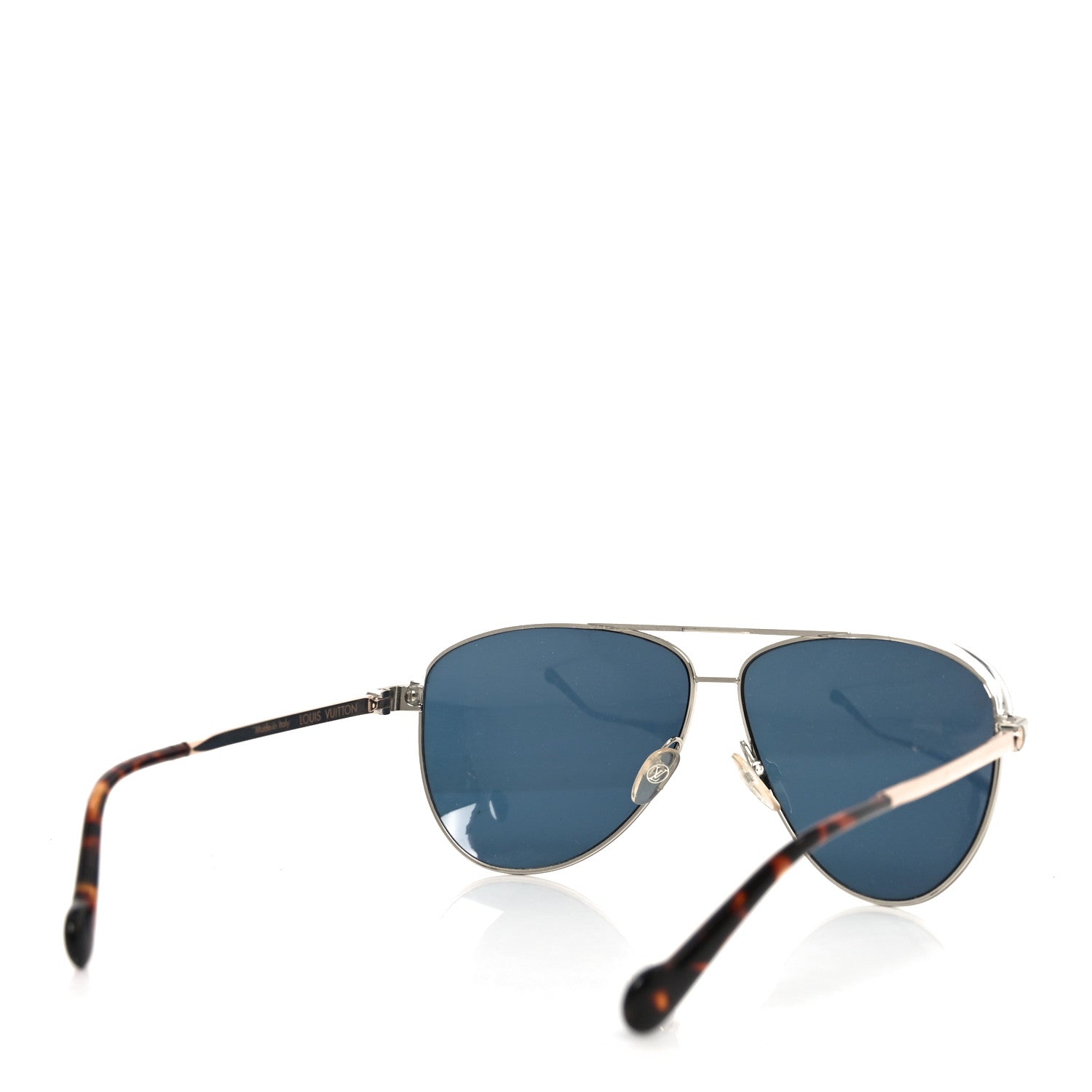 Louis Vuitton Jet Set Aviator Sunglasses Z0858U Silver 1876174