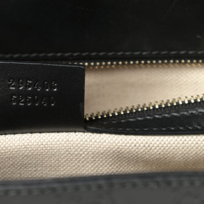 Gucci Guccissima Large Emily Chain Shoulder Bag Black 7 of 17