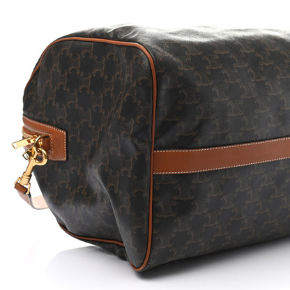 Celine Triomphe Canvas Large Voyage Duffle Tan 7 of 8