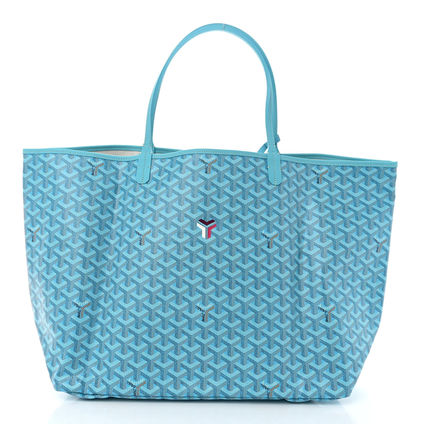 Goyardine Saint Louis GM Balise Beach Towel Set Turquoise