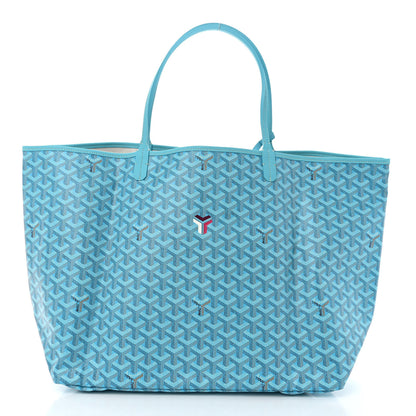 Goyard Goyardine Saint Louis GM Balise Beach Towel Set Turquoise 4 of 10