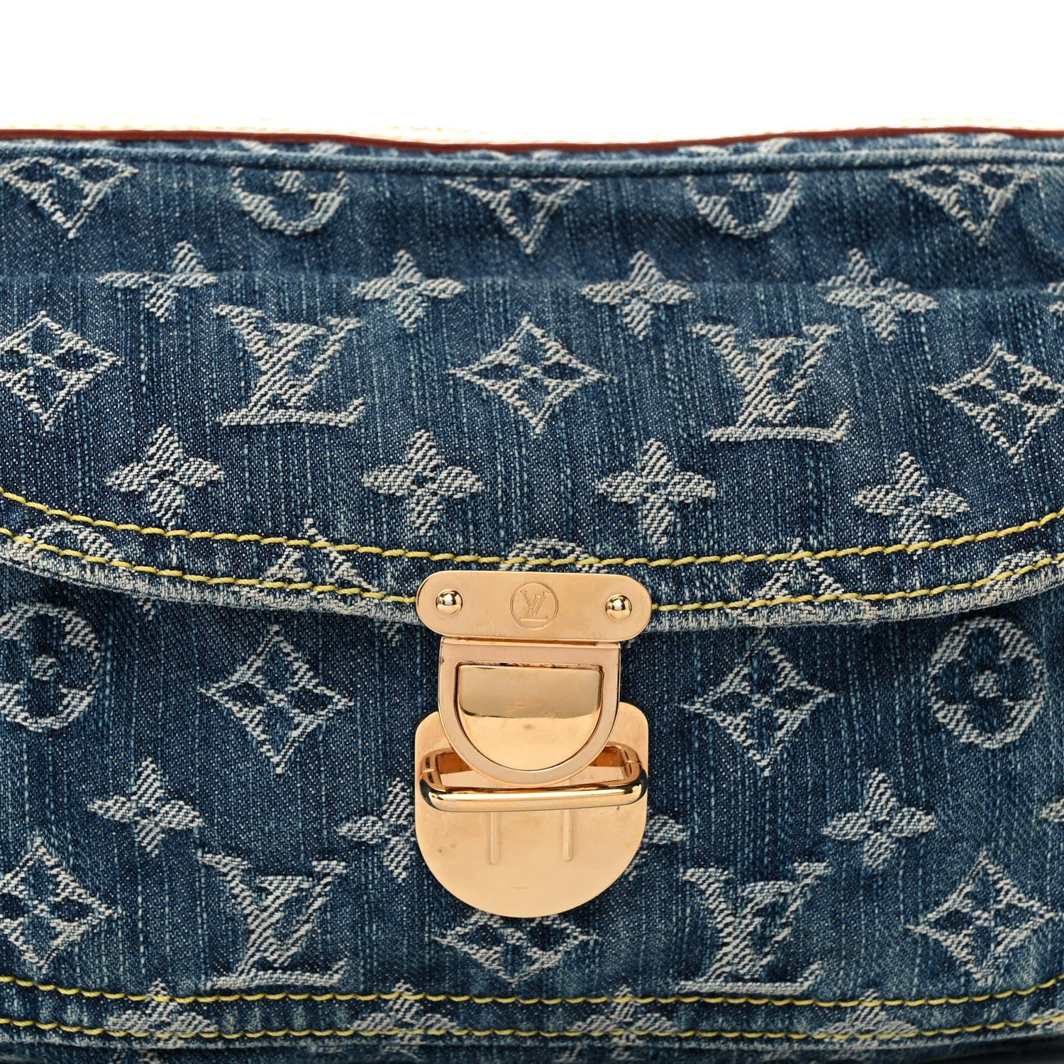 Louis Vuitton Monogram Denim Bum Bag Blue 7 of 10