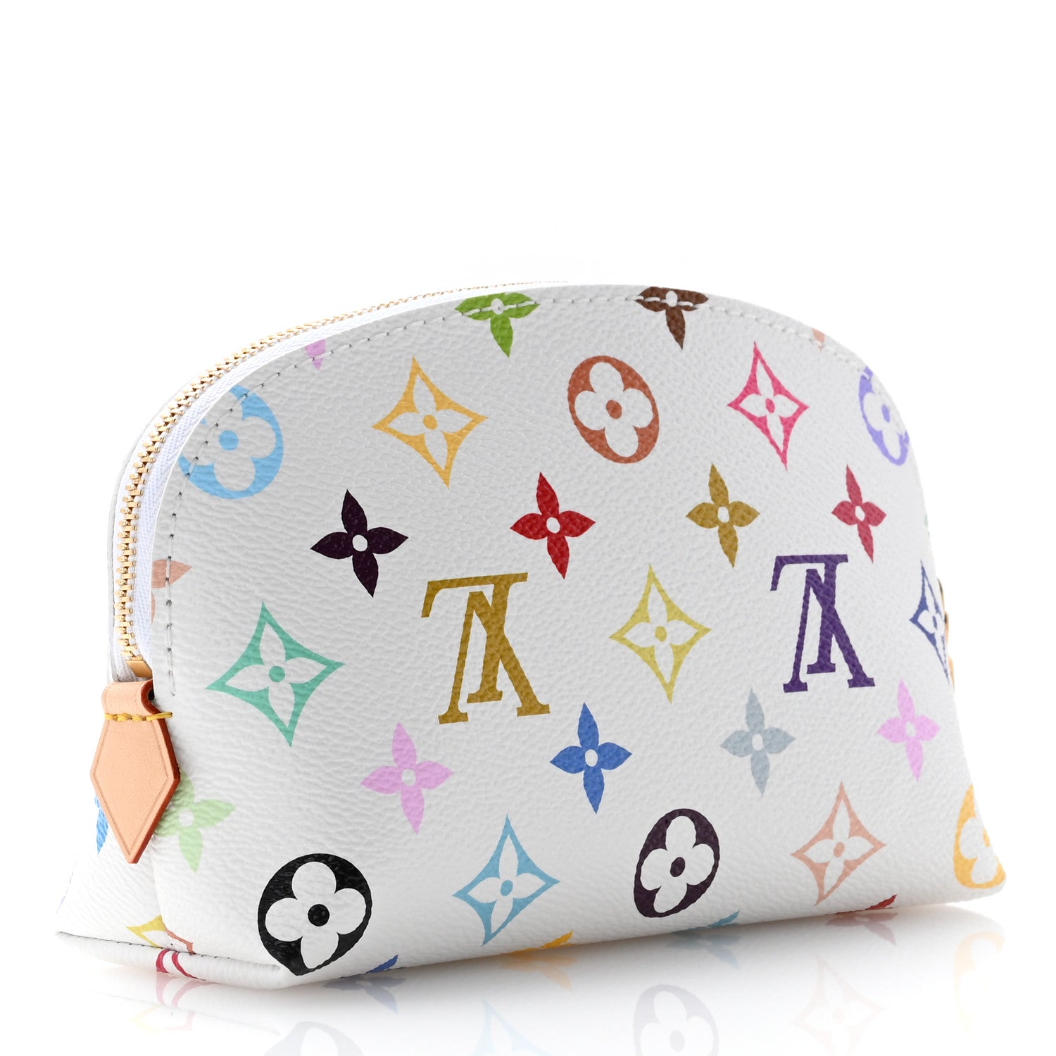 Louis Vuitton LV x TM Monogram Multicolor Cosmetic Pouch PM White 3 of 7