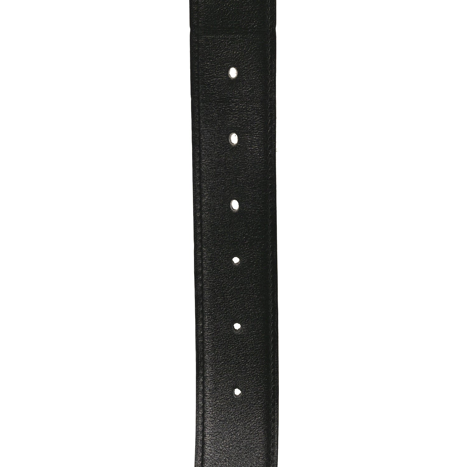 Hermes Box Togo 32mm Au Carre H Belt 90 36 Black Chocolate 4 of 7