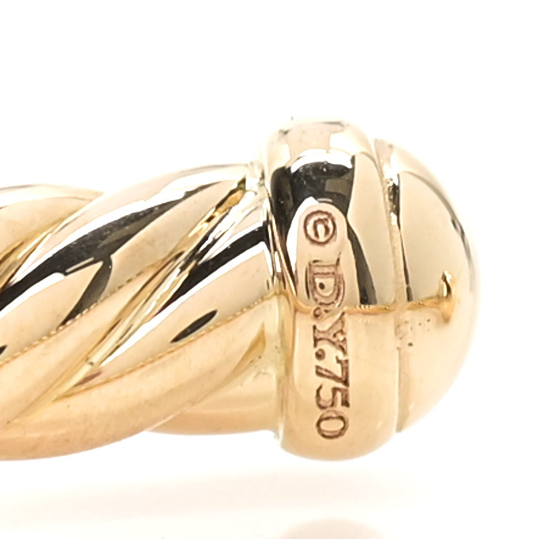 18K Yellow Gold 4mm Cablespira Bracelet