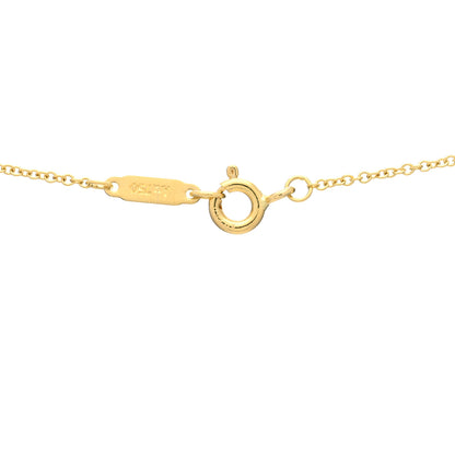 Tiffany 18K Yellow Gold Diamond Atlas Pierced Pendant Necklace 4 of 5