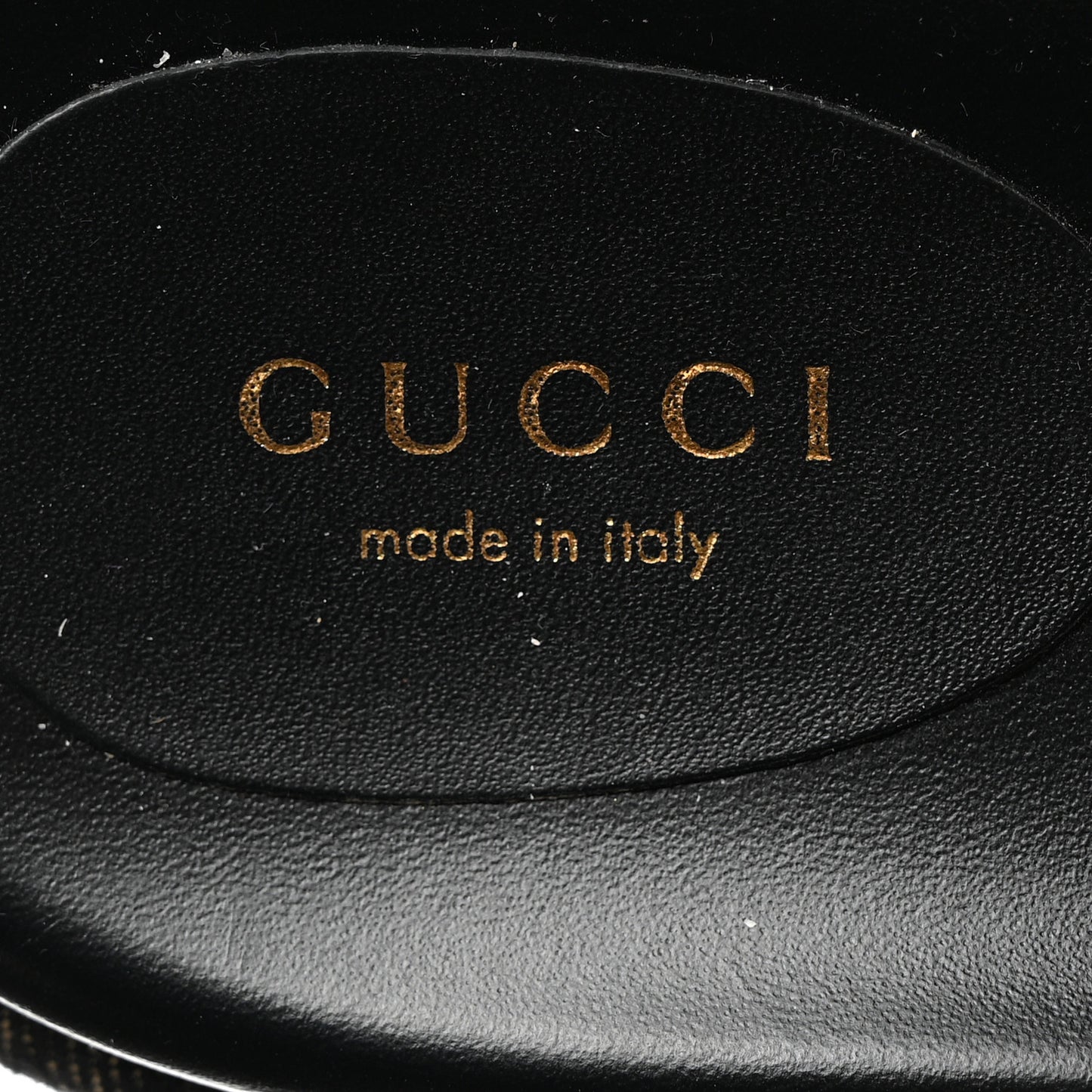 Jacquard Black Denim GG Monogram Angelina Platform 55mm Slide Sandals 40 Black Ivory