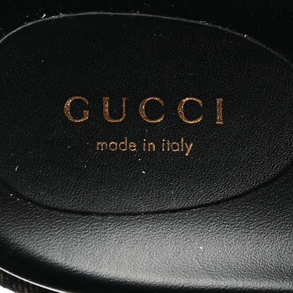 Gucci Jacquard Black Denim GG Monogram Angelina Platform 55mm Slide Sandals 40 Black Ivory 6 of 9