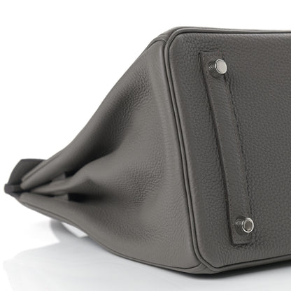 Hermes Togo Birkin 30 Etain 8 of 10