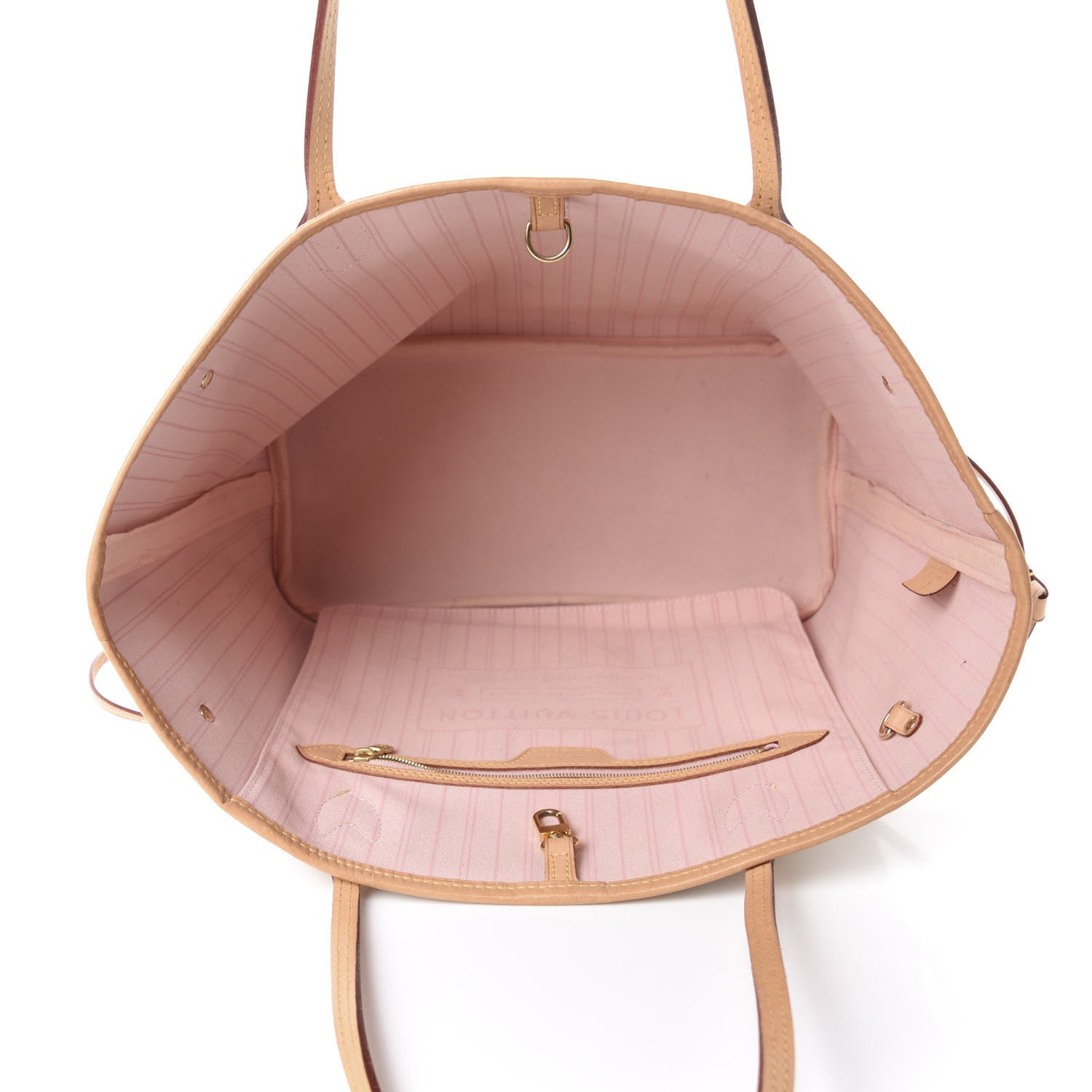 Louis Vuitton Damier Azur Neo Neverfull MM Rose Ballerine 5 of 12