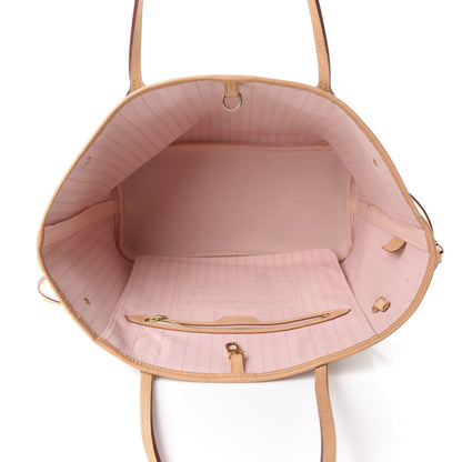 Louis Vuitton Damier Azur Neo Neverfull MM Rose Ballerine 5 of 12