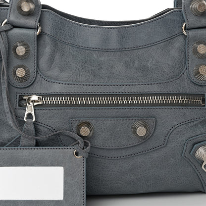 Balenciaga Agneau Giant 21 Silver Hardware City Ardoise 8 of 10
