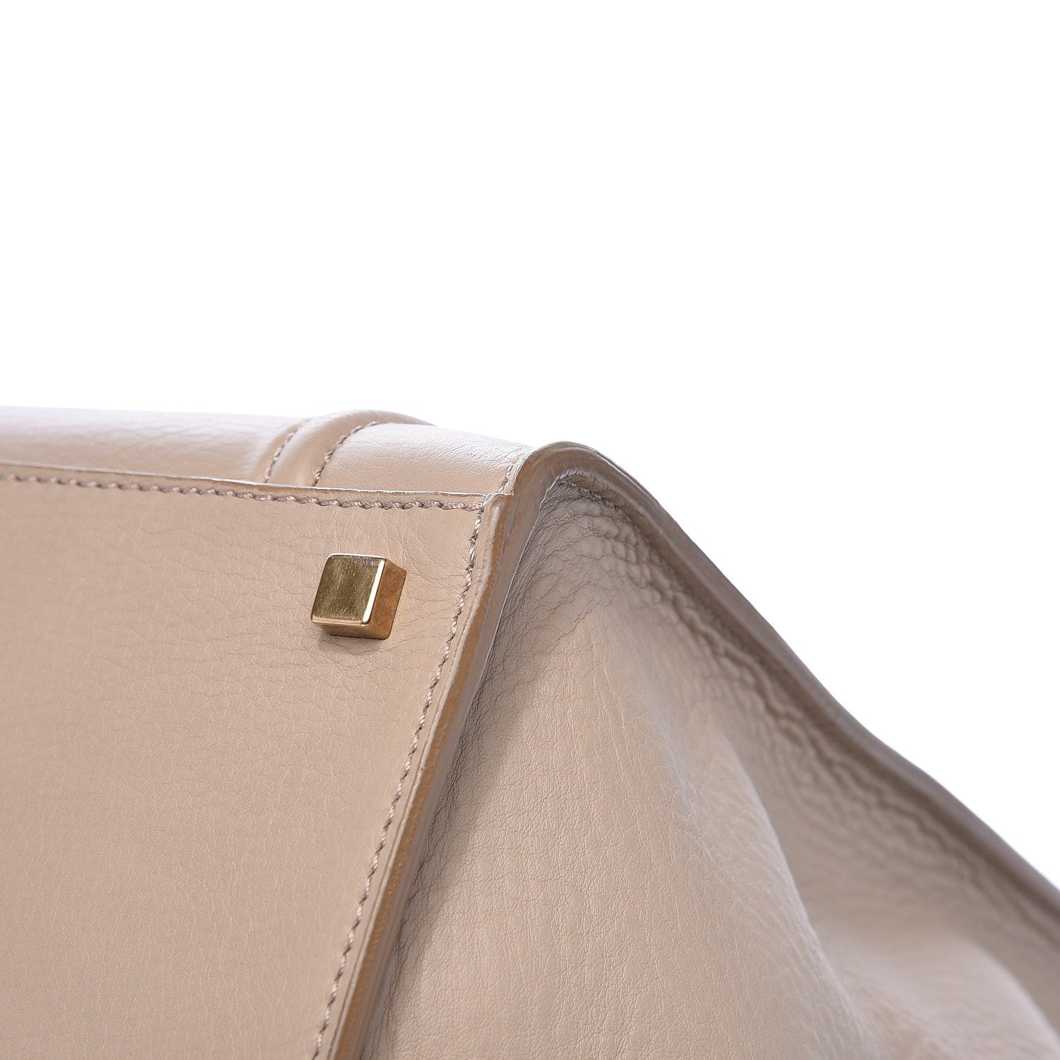Celine Supple Calfskin Medium Phantom Luggage Beige 10 of 13
