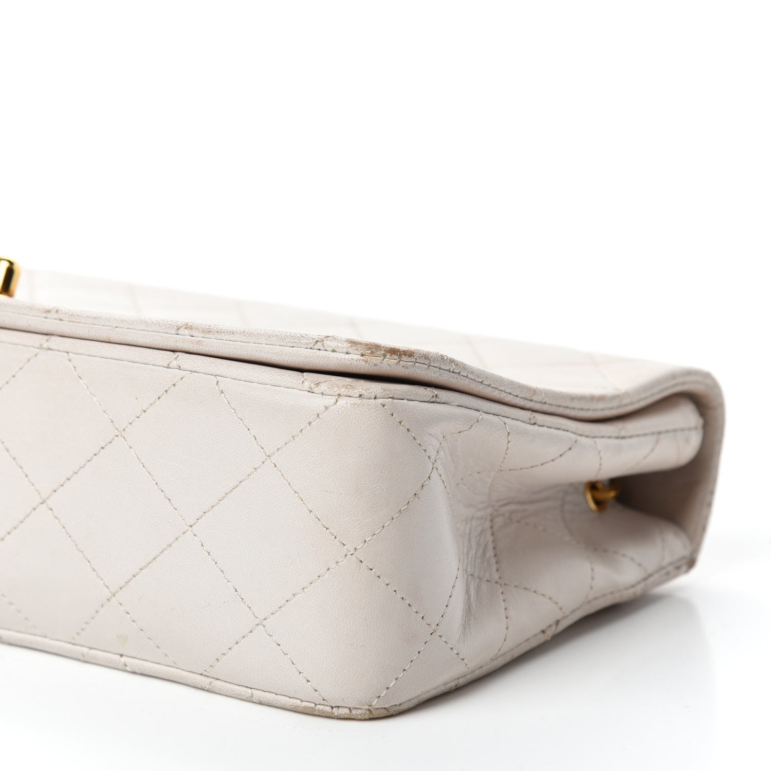 Chanel Lambskin Quilted Small Single Flap White 7 of 19