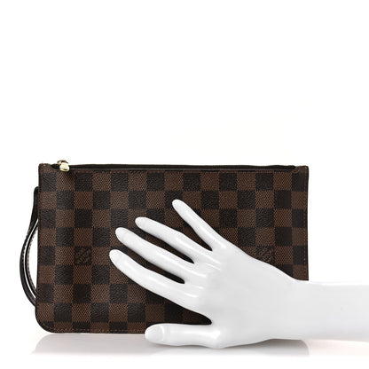 Louis Vuitton Damier Ebene Neverfull MM GM Pochette 2 of 11