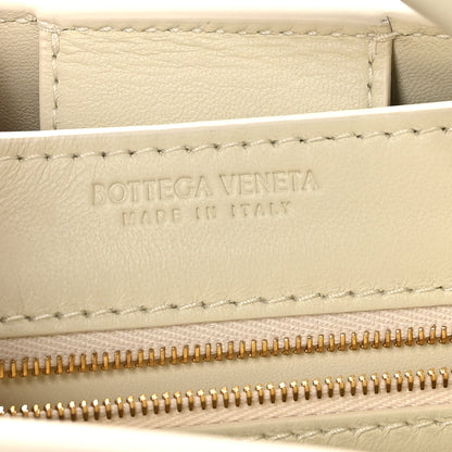 Bottega Veneta Raffia Calfskin Small Andiamo Shoulder Bag Sea Salt Natural 6 of 9