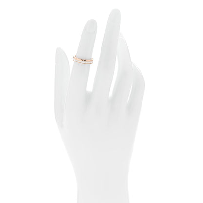 Boucheron 18K Pink Gold Ceramic Quatre White Edition Wedding Band Ring 47 4.25 59/8.75 2 of 6