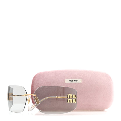 Miu Miu Metal Aube Sunglasses SMU54Y Light Gray 7 of 7