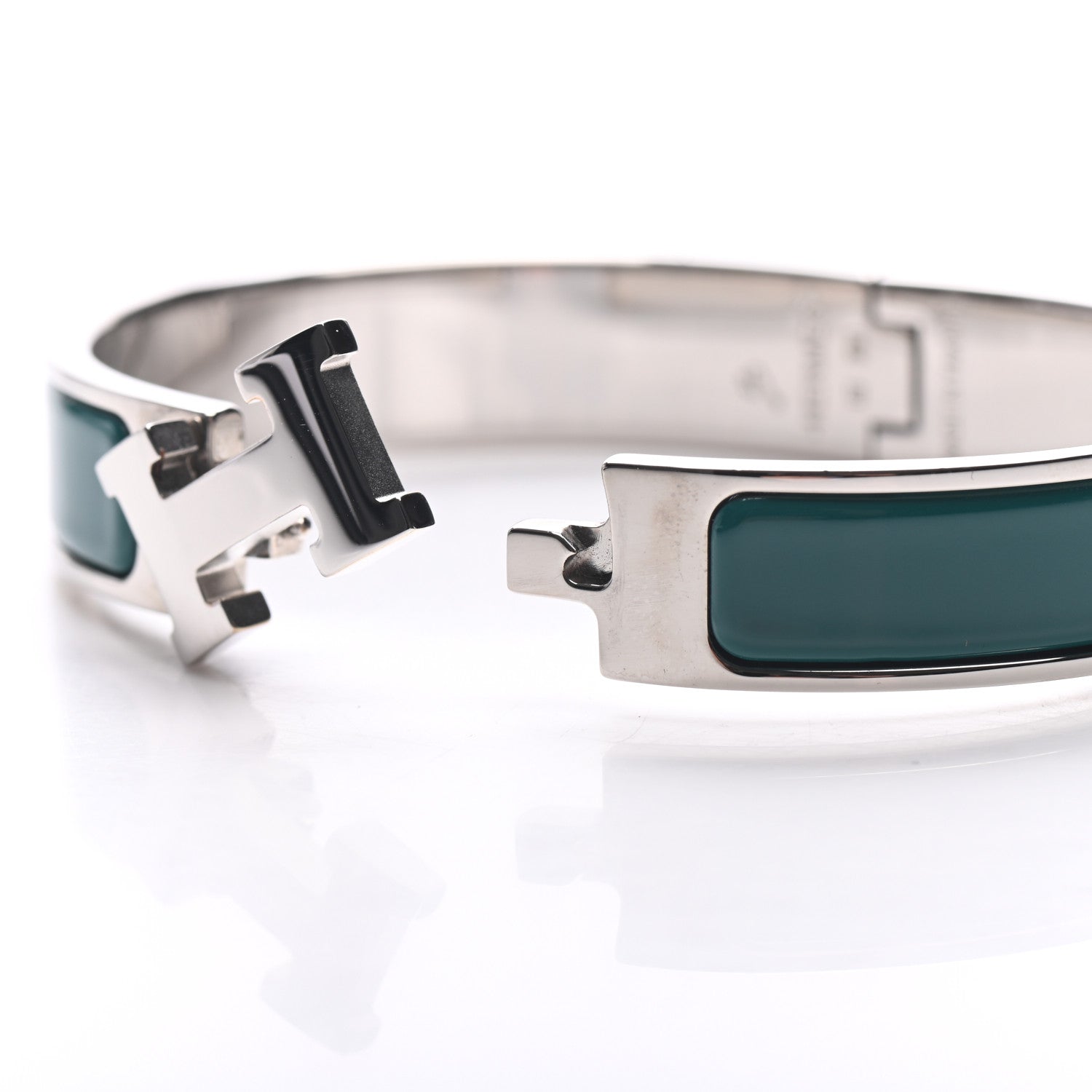 Hermes Enamel Narrow Clic Clac H Bracelet GM Veronese 5 of 5