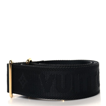Louis Vuitton Nylon Petite Malle Souple Shoulder Strap Black 2 of 3