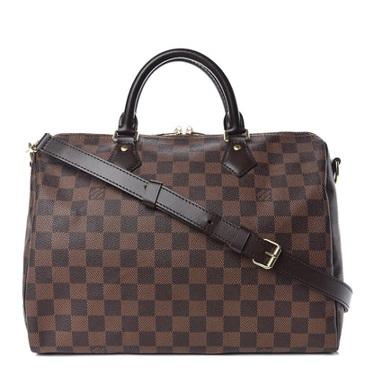 Louis Vuitton Damier Ebene Speedy Bandouliere 30 1 of 9