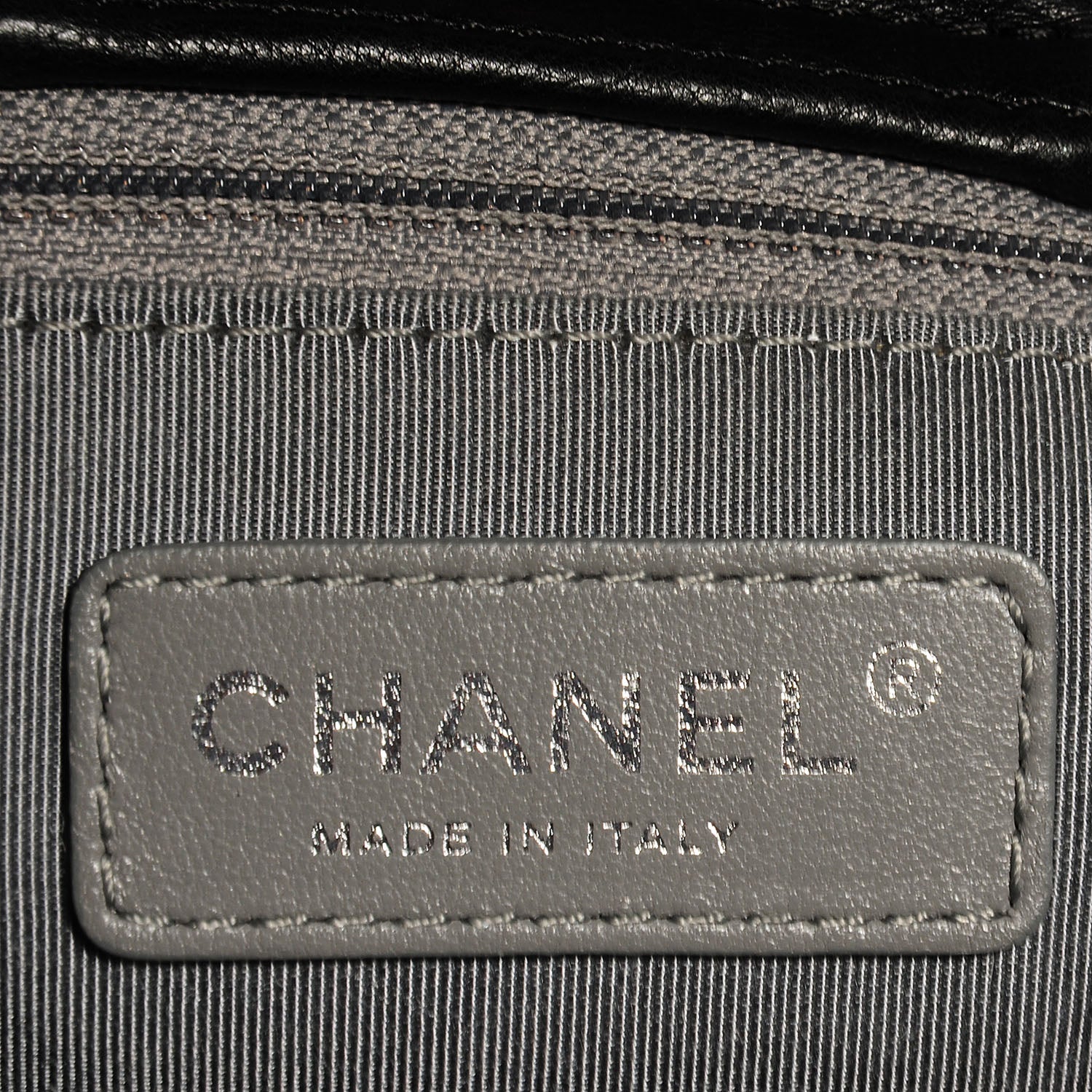 Chanel Calfskin Coco Bengal Open Accordion Tote Black 80401