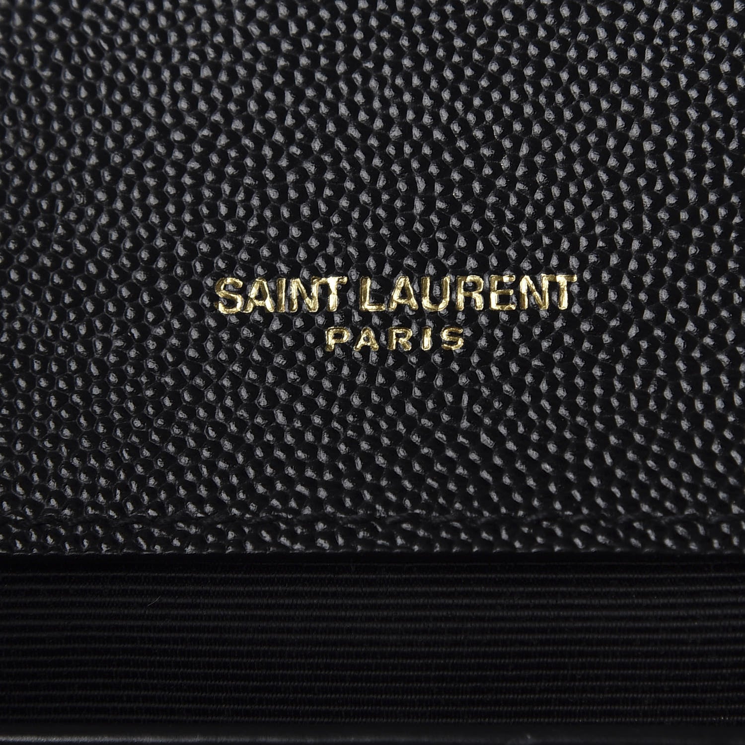 Saint Laurent Grain De Poudre Textured Mixed Matelasse Triquilt Medium Monogram Satchel Black 8 of 10