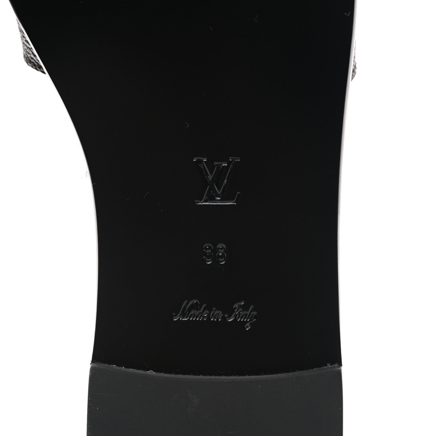 Louis Vuitton Patent Monogram Lock It Flat Mules 38 6 of 9
