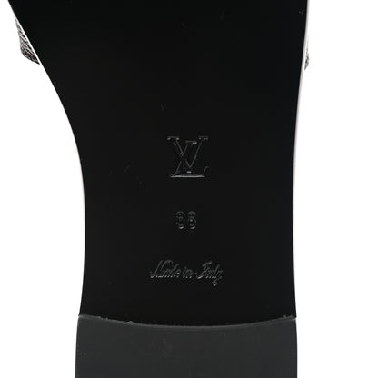 Louis Vuitton Patent Monogram Lock It Flat Mules 38 6 of 9