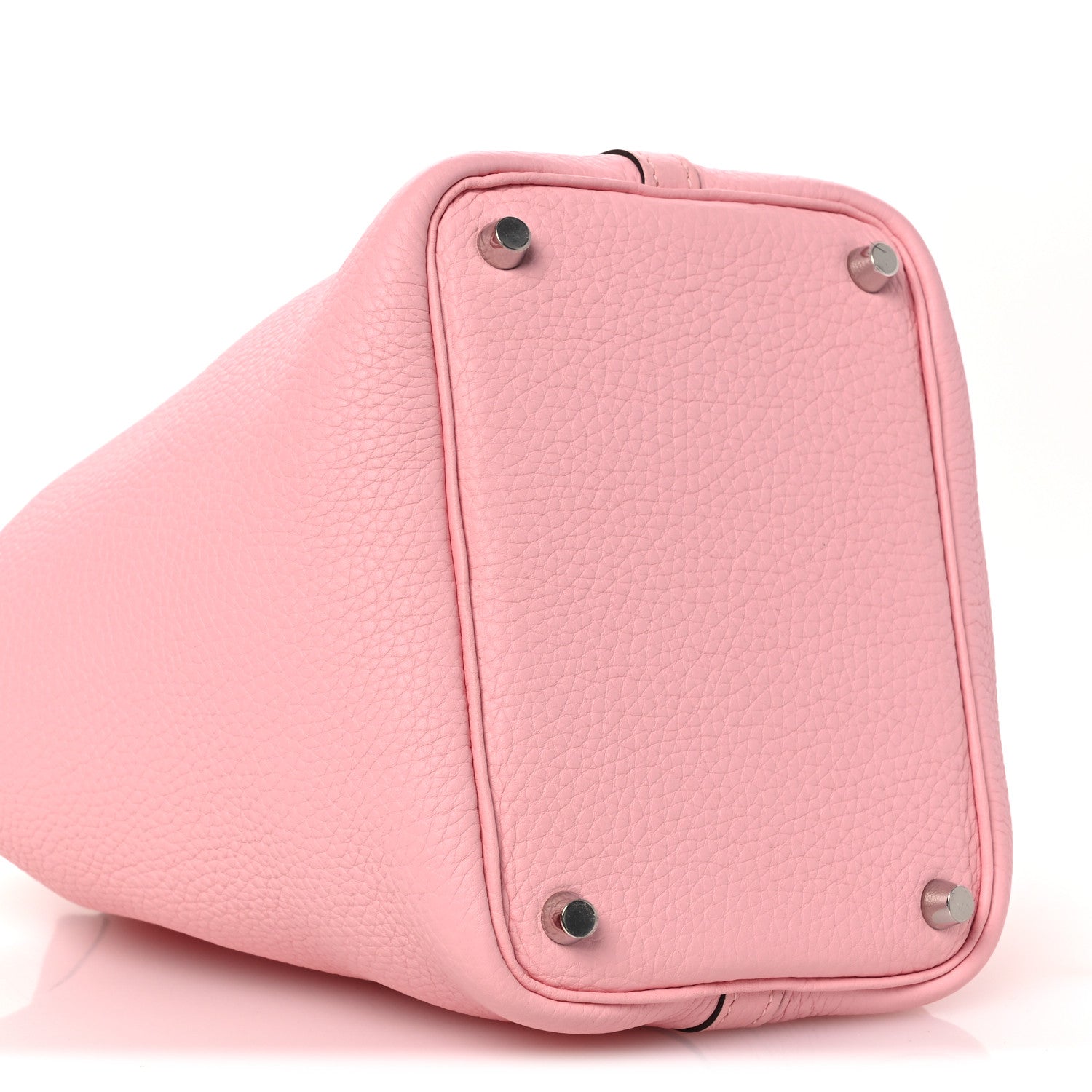 Hermes Taurillon Clemence Picotin Lock 18 PM Rose Sakura 9 of 12