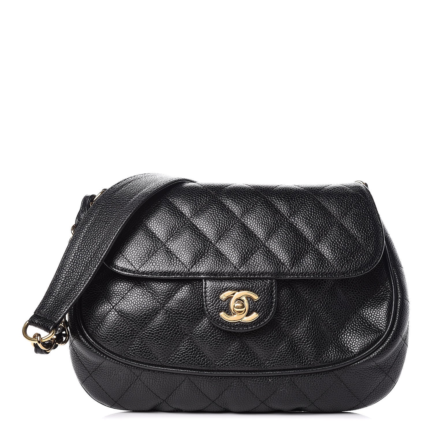 Chanel Caviar Quilted Small Flap Shoulder Bag Black 1 of 9