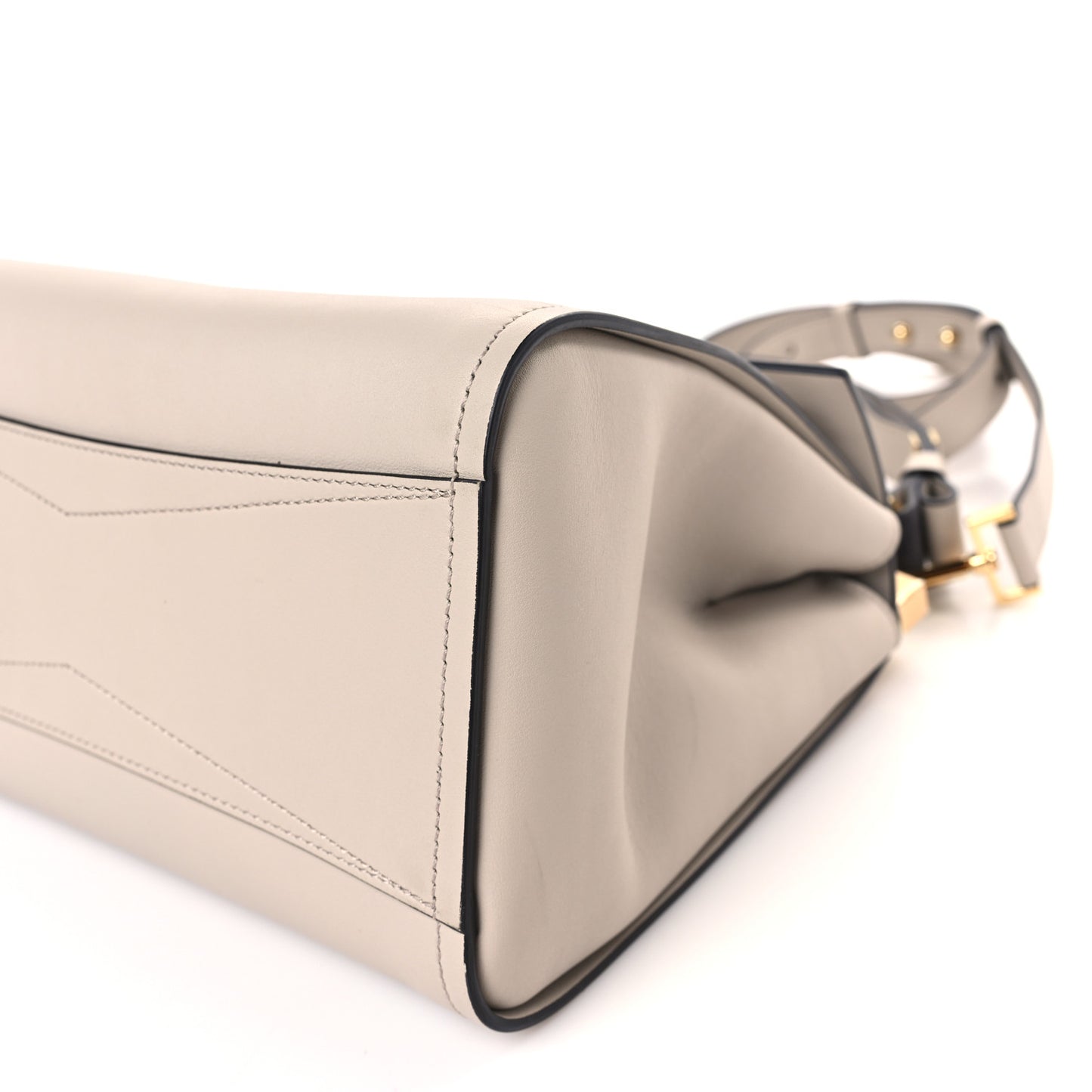 Calfskin Small Mystic Shoulder Bag Natural