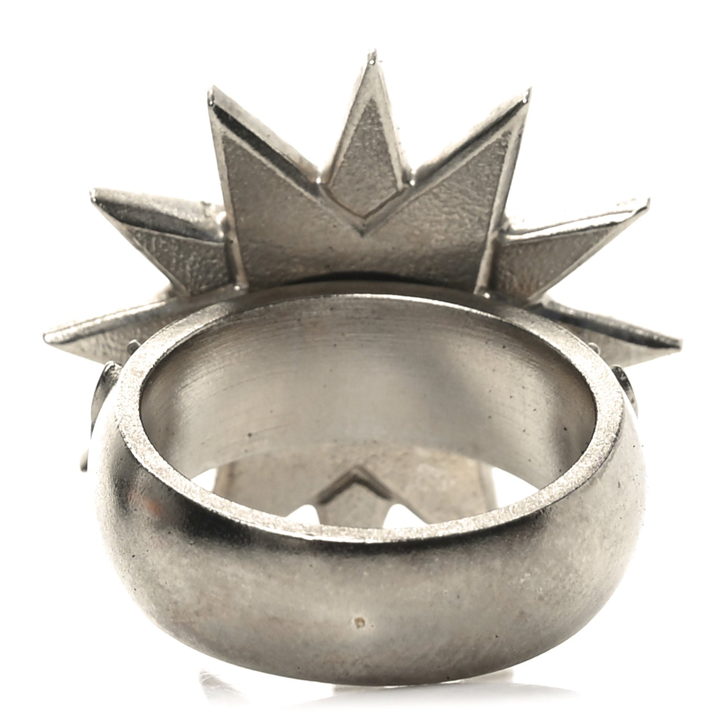 Metal Crystal CC Star Ring 50 5.5 Ruthenium