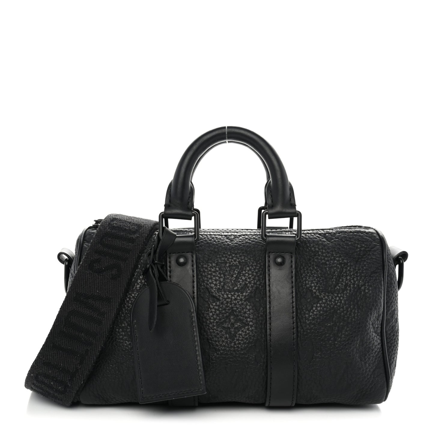 Monogram Taurillon Keepall Bandouliere 25 Black