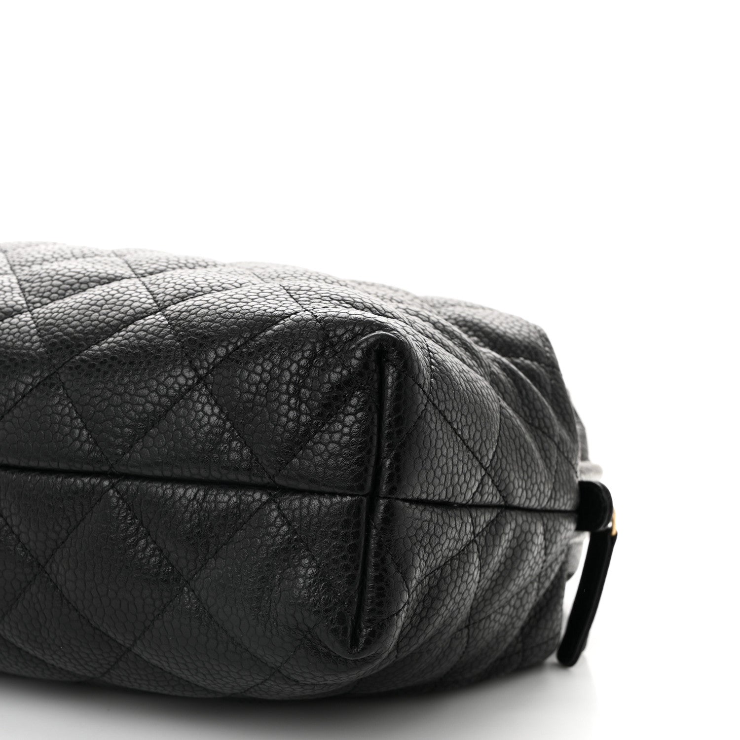 Chanel Shiny Caviar Quilted Large Bowling Bag Black 10 of 10