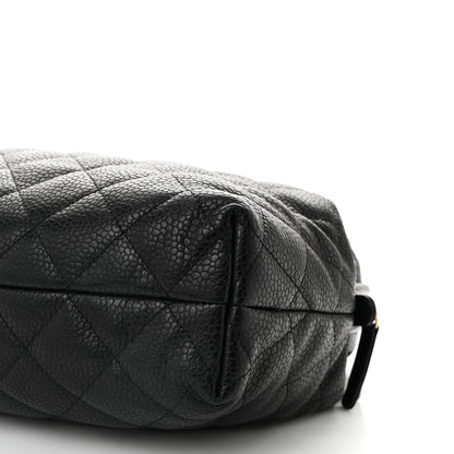 Chanel Shiny Caviar Quilted Large Bowling Bag Black 10 of 10