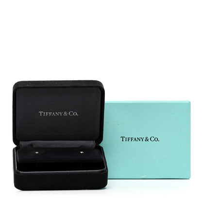 Tiffany Platinum Diamond .12ctw Elsa Peretti Diamonds By The Yard Earrings 5 of 5