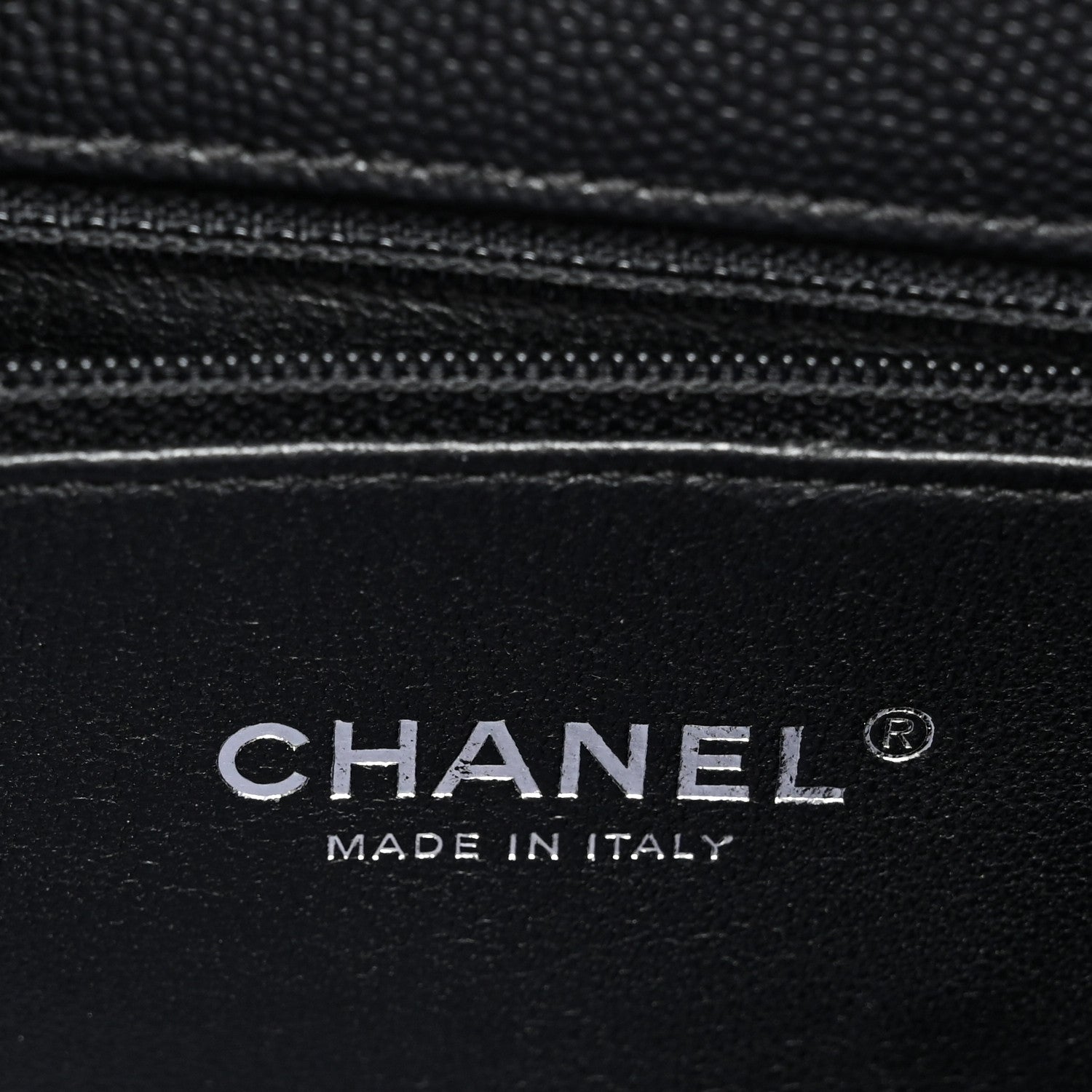 Chanel Caviar Lizard Embossed Quilted Small Coco Handle Flap Black 6 of 10