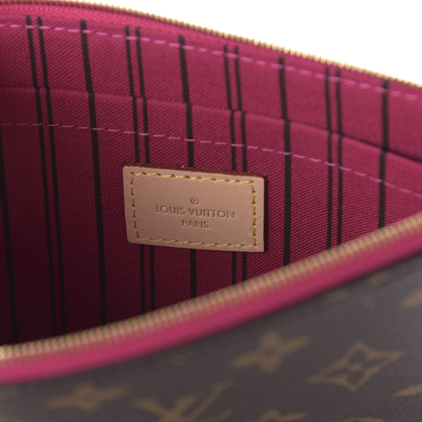 Monogram Neverfull MM GM Pochette Pivoine