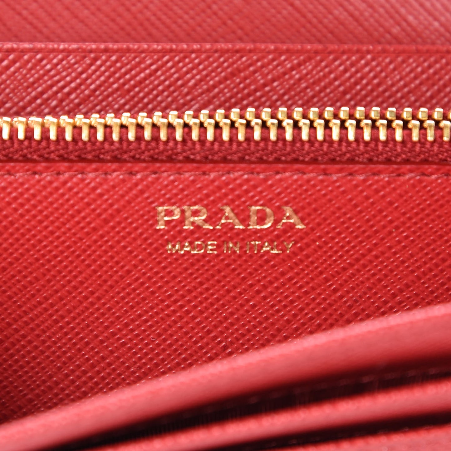 Saffiano Metal Continental Flap Wallet Fuoco
